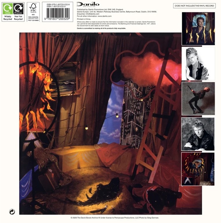 David Bowie Collectors Edition 2027 Square Wall Calendar - Image 3