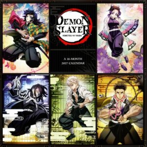 Demon Slayer Official 2027 square wall calendar