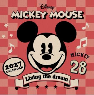 Disney Mickey Mouse 2027 Official Square Wall Calendar