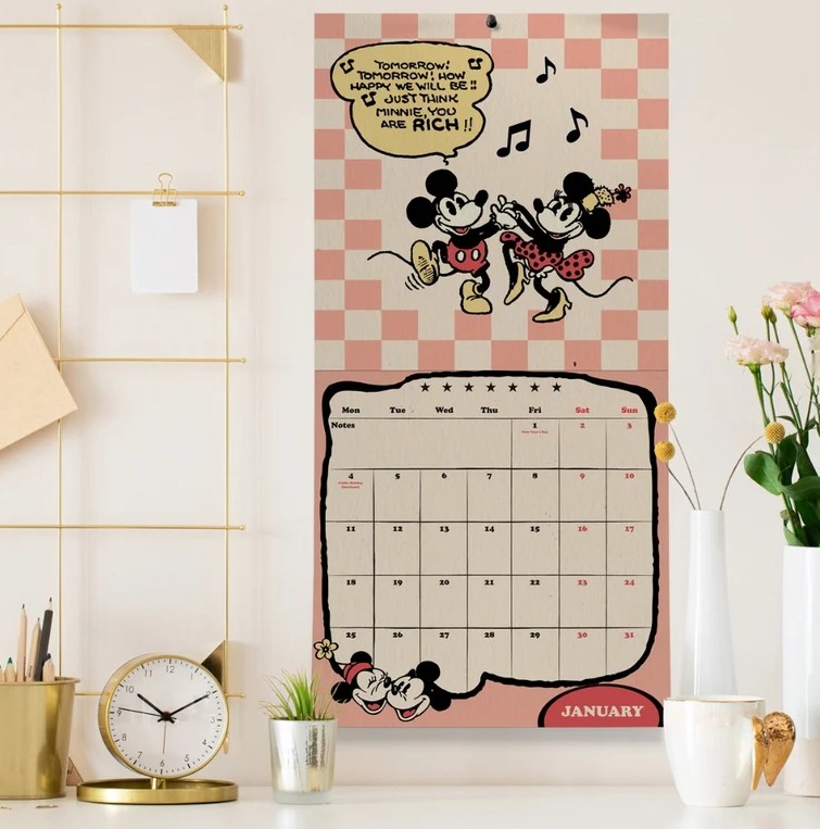 Disney Mickey Mouse Official 2027 Square Wall Calendar - Image 2