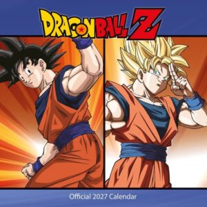 Dragon Ball Z Official 2027 Square Wall Celendar