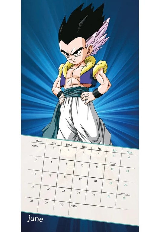 Dragon Ball Z 2027 Official Square Wall Calendar - Image 3