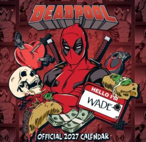 Marvel Deadpool Official 2027 Square Wall Calendar