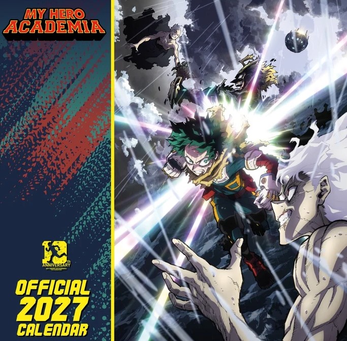 My Hero Academia Official 2027 Square Wall Calendar