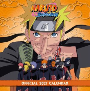 Naruto Shippuden Official 2027 square wall calendar
