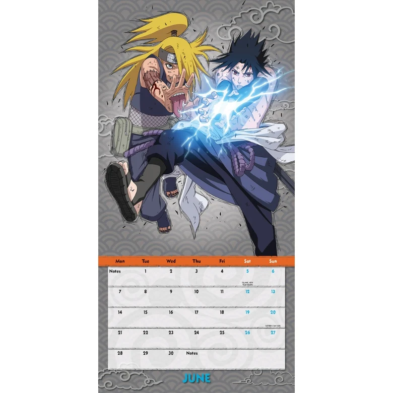 Naruto Shippuden Official 2027 Square Wall Calendar - Image 3
