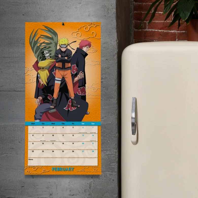 Naruto Shippuden Official 2027 Square Wall Calendar - Image 2