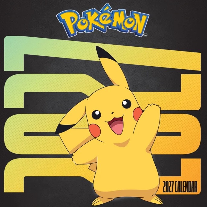 Pokémon 2027 square calendar