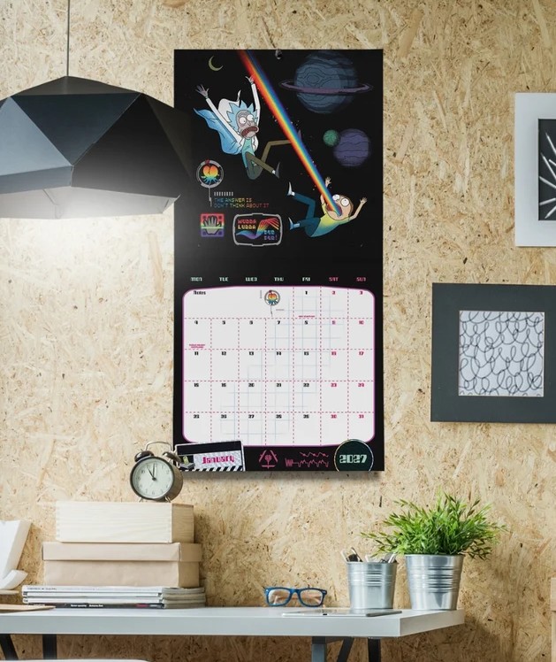 Rick and Morty 2027 Square Wall Calendar - Image 3