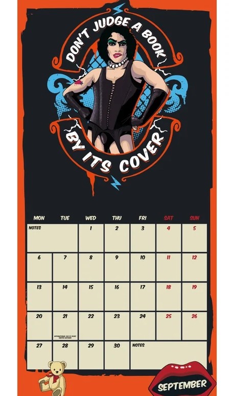 Rocky Horror Show Official 2027 Square Wall Calendar - Image 3