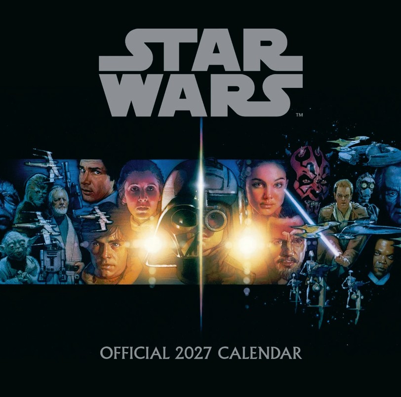 Star Wars official 2027 square wall calendar