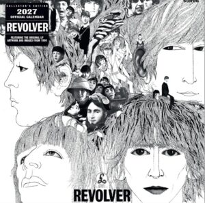 The Beatles Collectors Edition Record Cover 2027 Square Wall Calendar