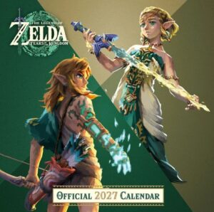 The Legend of Zelda 2027 Official Square Wall Cal;endar