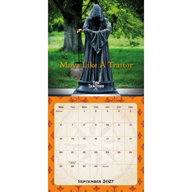 The Traitors Official 2027 Square Wall Calendar - Image 2