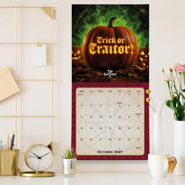 The Traitors Official 2027 Square Wall Calendar - Image 4