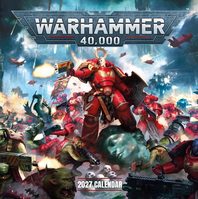 Warhammer Official 2027 Square Wall Calendar