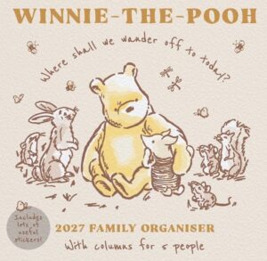 Winnie The Pooh Official 2027 Family Organiser Calendar