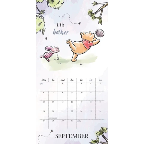 Winnie The Pooh Official 2027 Square Wall Calendar - Image 2