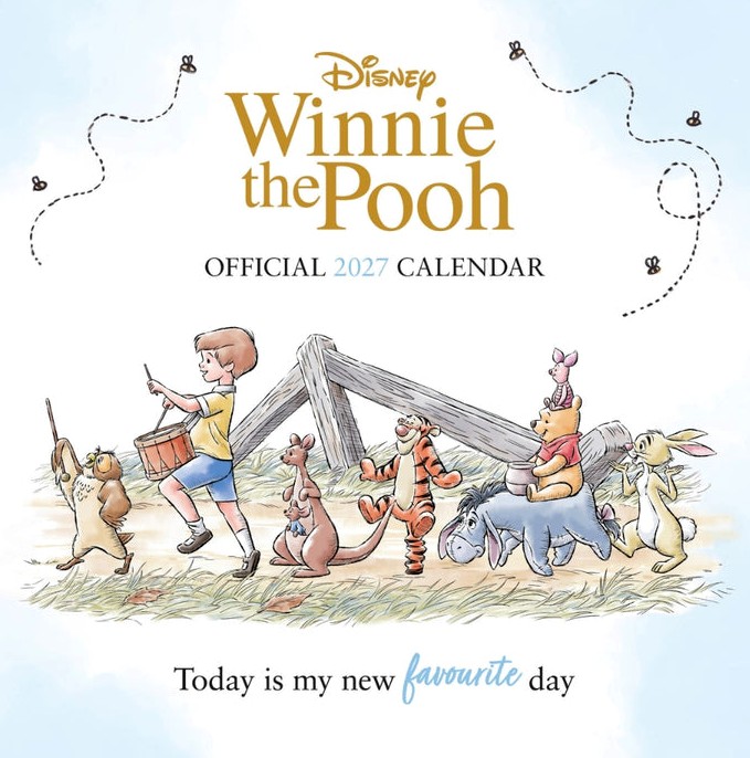 Winnie The Pooh official 2027 square wall calendar