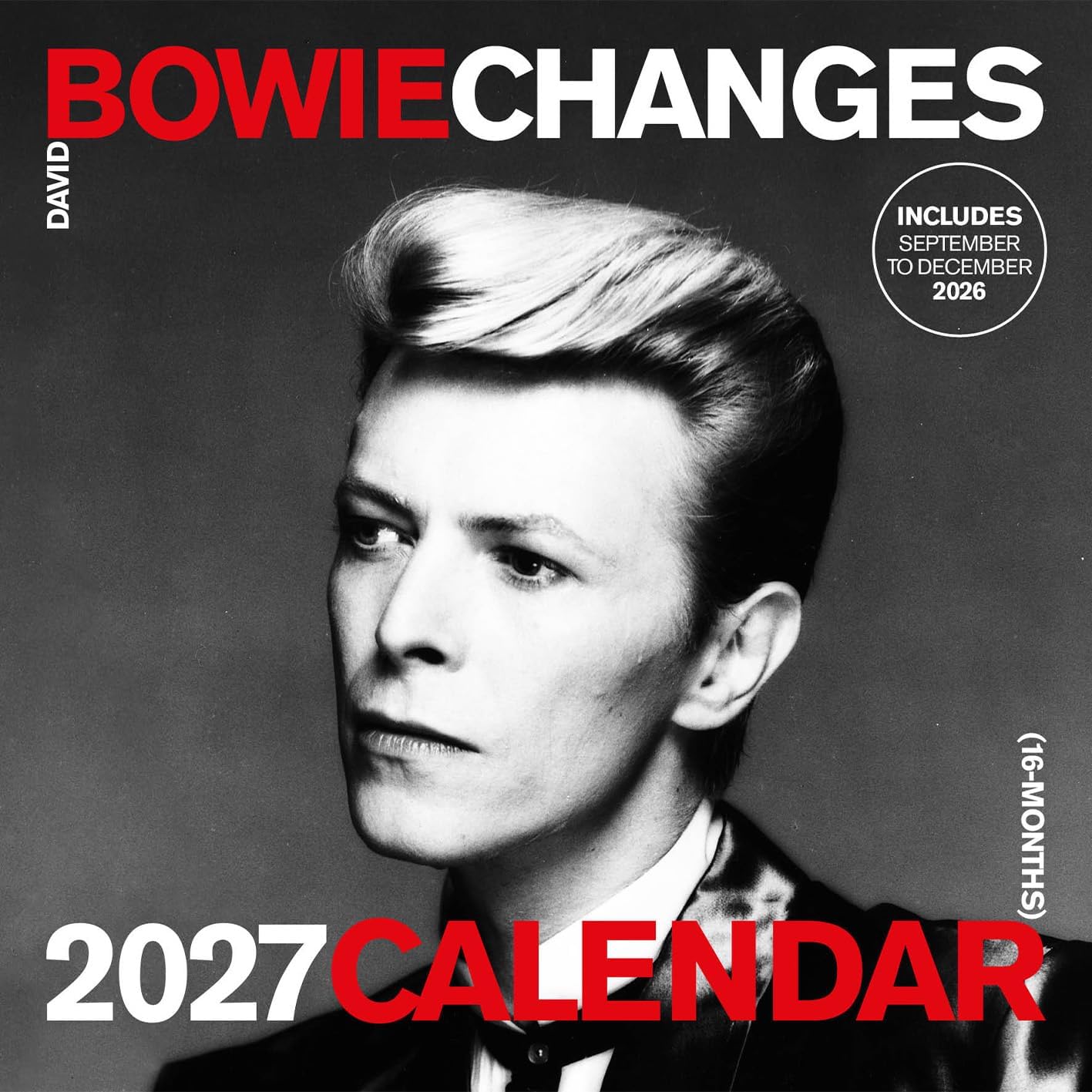 David Bowir (Changes) 2027 Square Wall Calendar