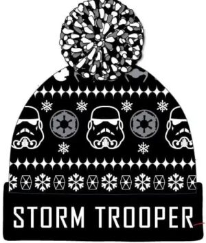 Disney Star Wars Storm Trooper Pom Beanie