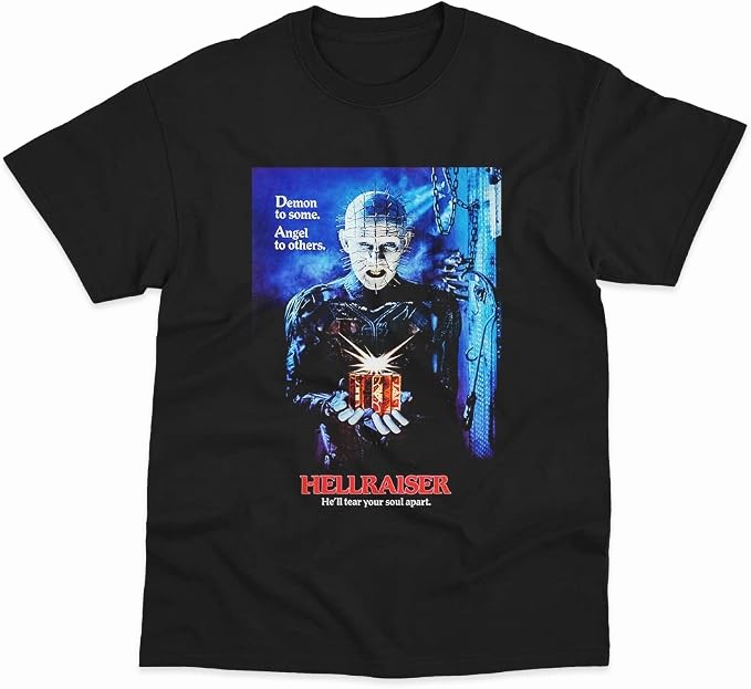 Hellraiser 1987 Poster Design T-Shirt - Image 3