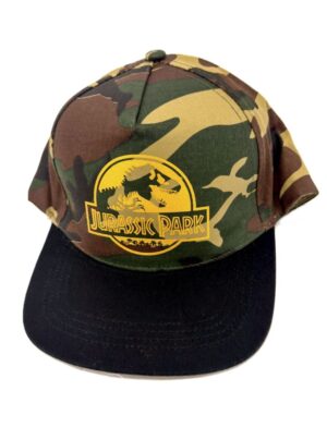 Jurassic Park Camo Snapback Cap copy