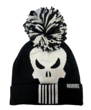 Marvel The Punisher Skull Beanie Pom