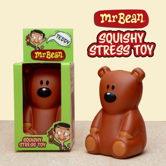 Mr Bean Teddy Squishy Stress Toy