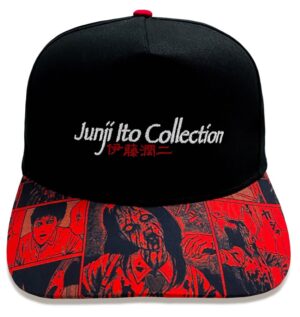 Official Junji Ito logo and Horror Artwork Manga Baseball Cap