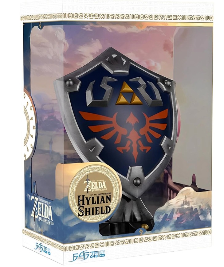 The Legend Of Zelda 12 Inch Hylian Shield Collectors PVC Statue - Image 3