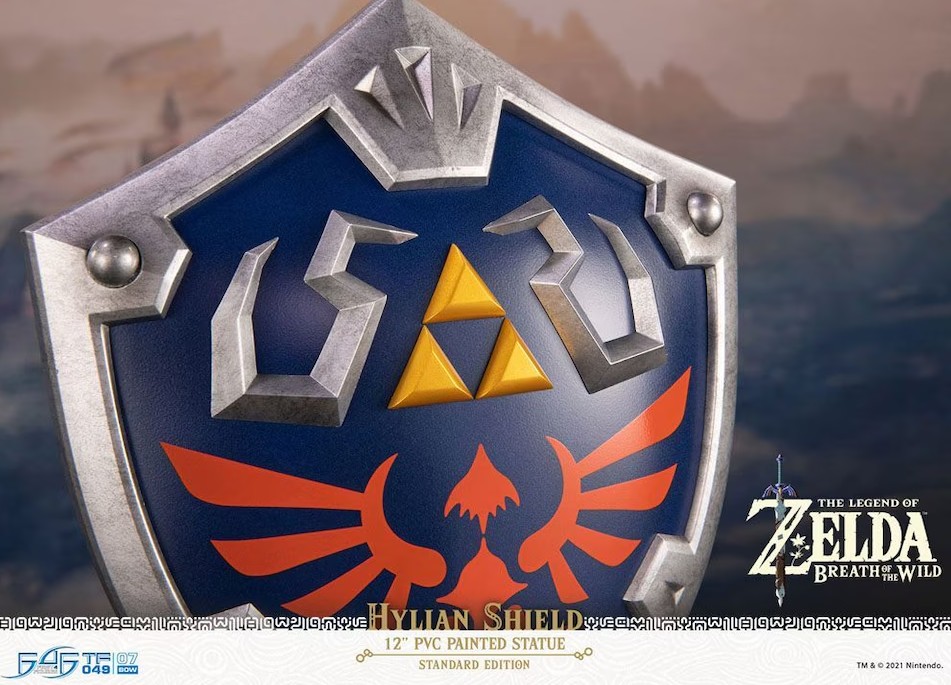 The Legend Of Zelda 12 Inch Hylian Shield Collectors PVC Statue - Image 6