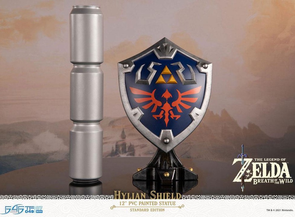 The Legend of Zelda 12 inch PVC Painted Hylian Shield